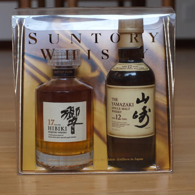 サントリーウイスキー 響17年 & 山崎12年 180ml 2本セット