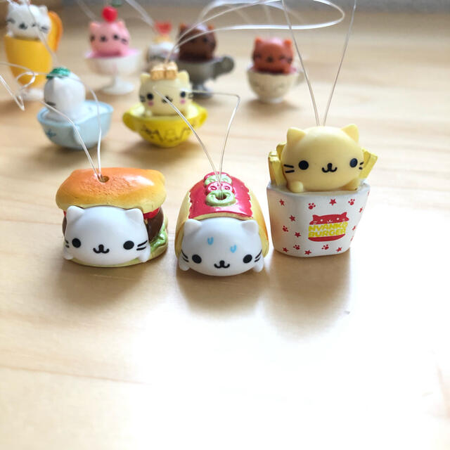 希少】にゃんにゃんにゃんこ にゃんこ キーホルダー セット