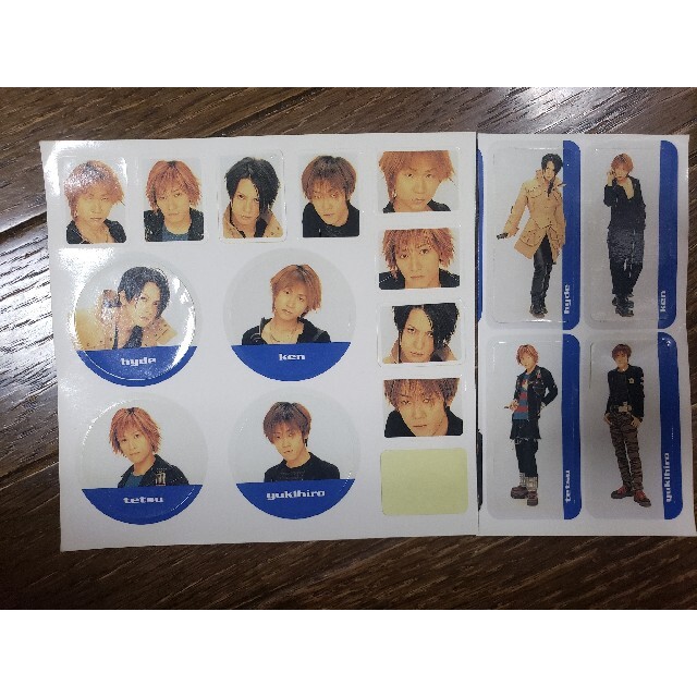 94年デビュー時のサイン サードステージ ラルク L'Arc 91-92年 手作り