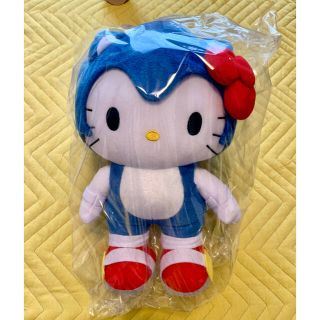 ハローキティ&ソニック コラボ ぬいぐるみ ⭐️【非売品】 Amazon.co