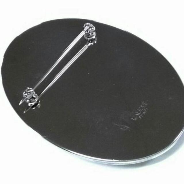 ラリック ブローチ - クリスタル×金属素材 美品ラリックブローチアレ