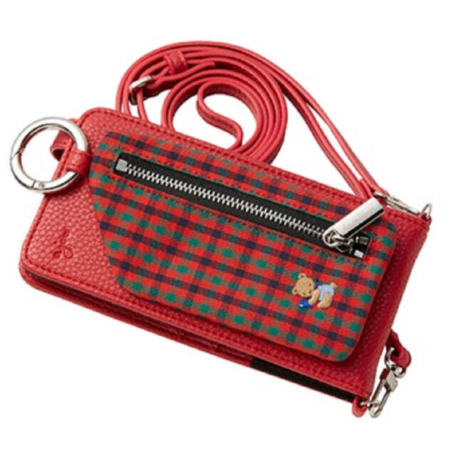 familiar - ajew × familiar マルチケース 赤の通販 by riisa.. shop