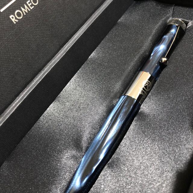 ROMEO no3 太軸 イタリアンブルー 限定】ROMEO No．3ボールペン 細軸
