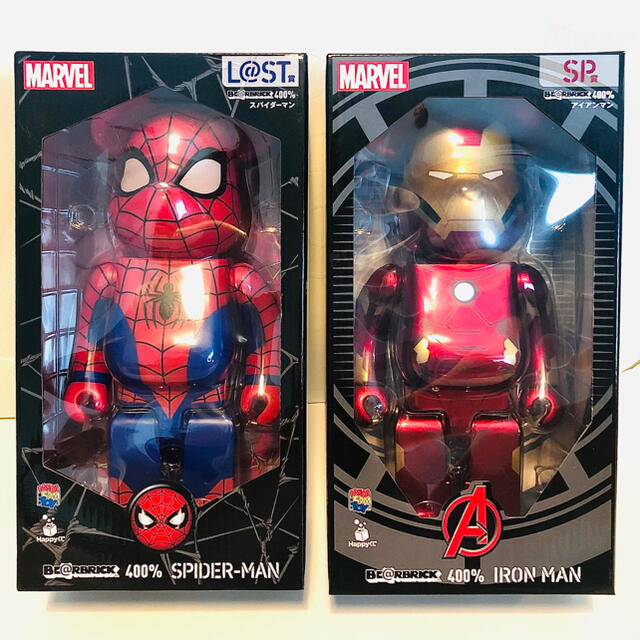 アイアンマンベアブリックHappyくじSP賞LAST賞セット MARVEL Infinity