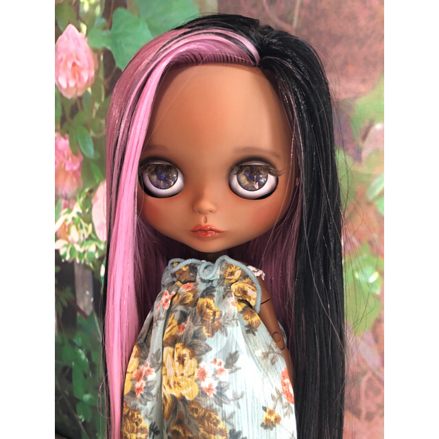 お値下げ❣️カスタムブライス アイシードール黒肌ちゃんの通販 by