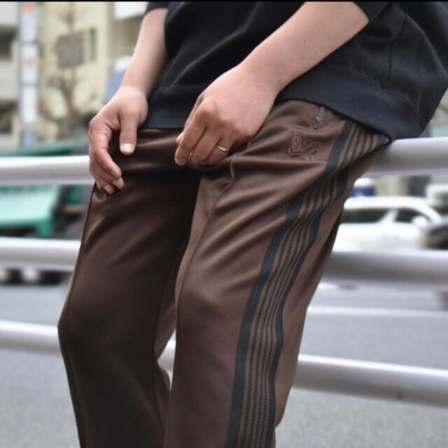 Needles ニードルズ ブラウン ストライプパンツ Mサイズ ペ*コ様