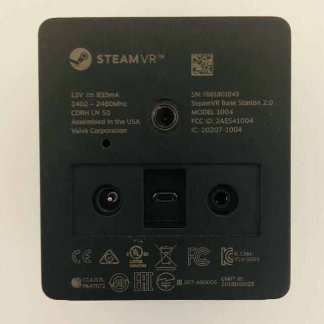 VALVE SteamVR BaseStation 2.0 2個セット Amazon | バルブスチームVR