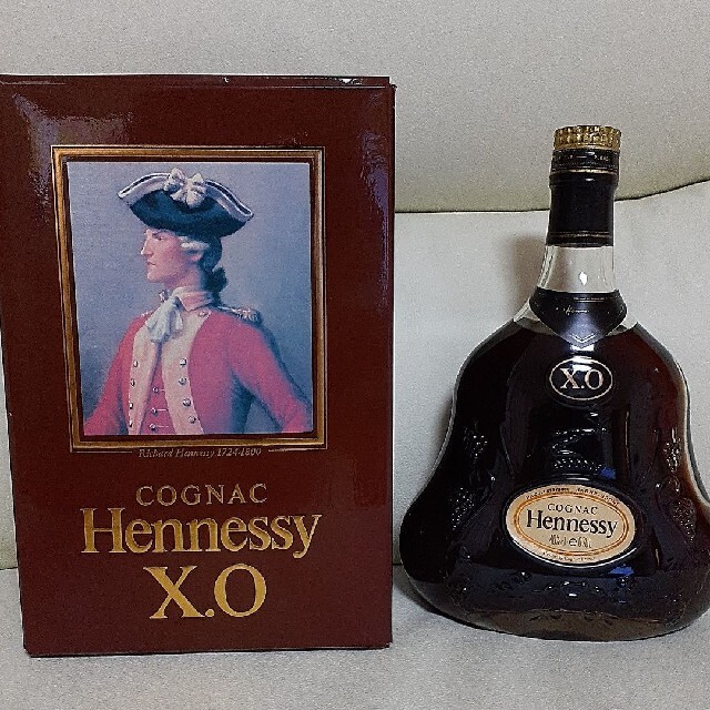 Hennessy ヘネシー XO コニャック 金キャップ 内袋未開封