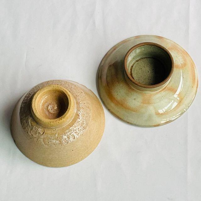 萩焼 井戸茶碗 高麗茶碗 蓋付き 茶道具 陶芸 作者不明 共箱なし 萩