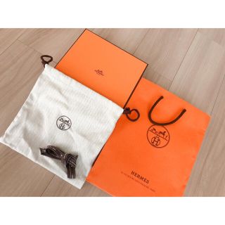 runrun エルメス布袋、箱、紙袋 大型3点セット runrun エルメス布袋