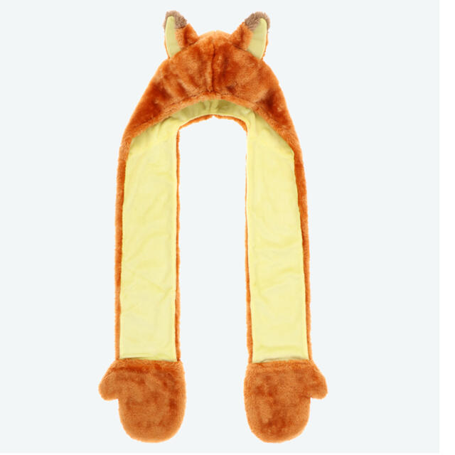 ズートピア ニック・ワイルド マフラーキャップ ディズニーランド