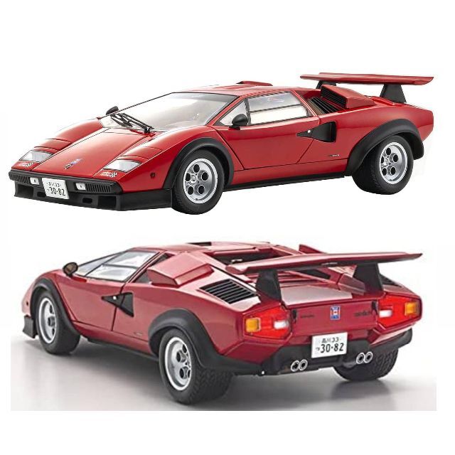 1/18ランボルギーニ カウンタック ウォルター・ウルフ レッド 京商