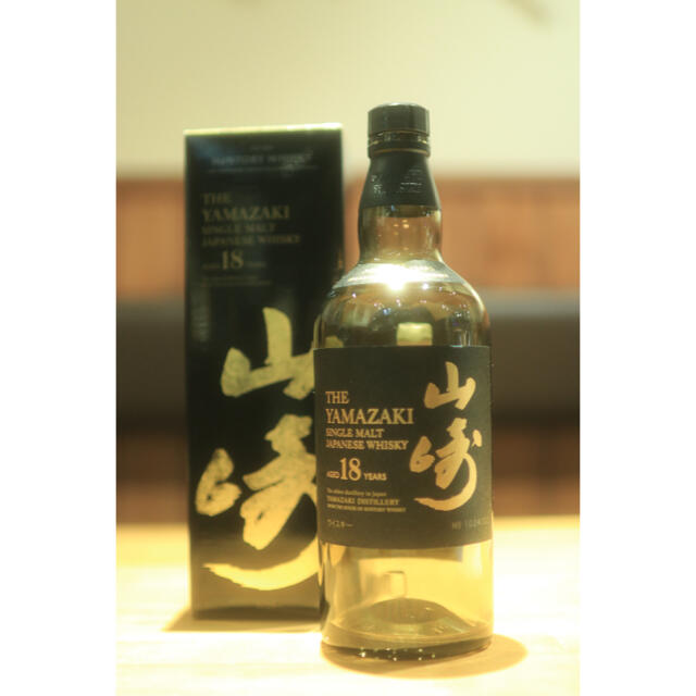 サントリー 山崎 18年 空箱 空き瓶 山崎 18年 空き瓶 空き箱 5