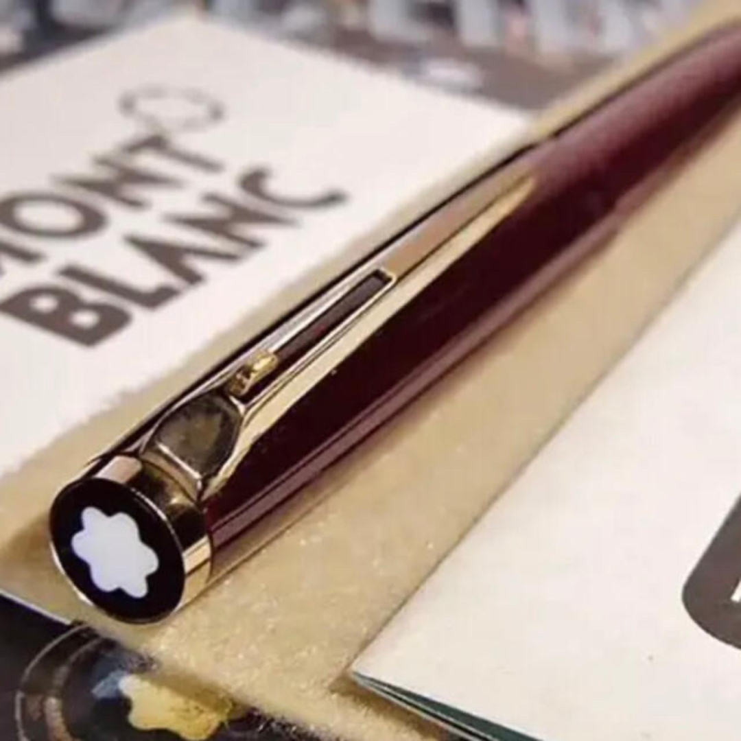 MONTBLANC - 1本は集める価値ある入手困難未使用に近いボルドー380