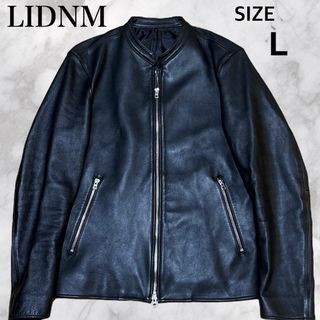 LIDNM - 【良品】リドム シングルライダースジャケット L ラムレザー