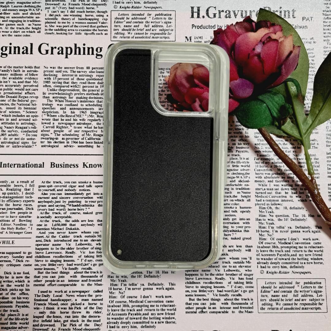 KATE SPADE iPhone13Pro対応ケース ブラックマルチ