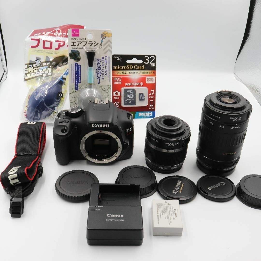 運動会やスポーツ撮影に♪ Canon Kiss X4 ダブルズームセット