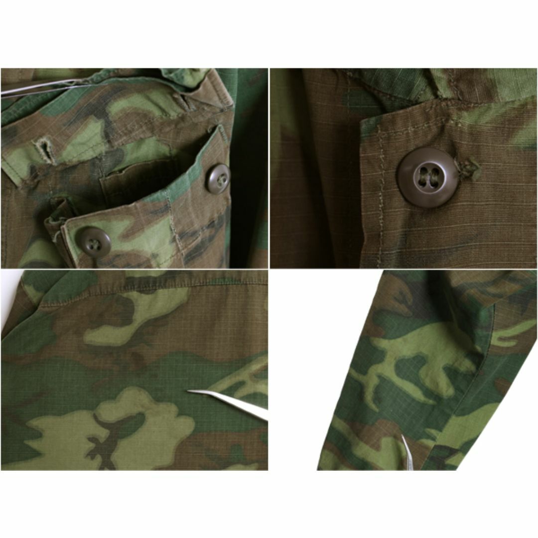 60s 69年製 米軍実物 US ARMY ジャングルファティーグ ジャケット X