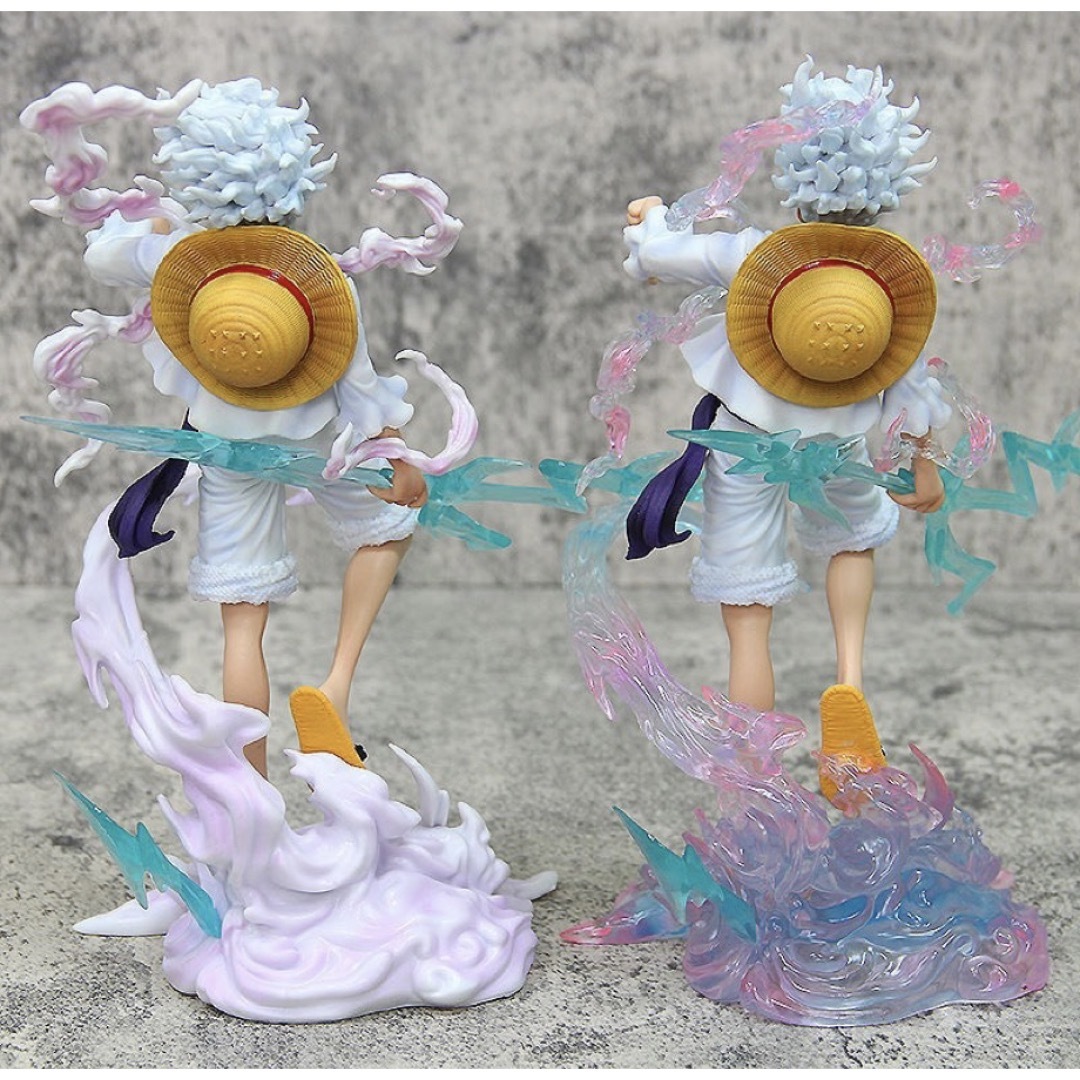 ワンピース ニカ ルフィ 透明台座 フィギュア PVC製品 ガレージキット