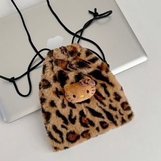 ハローキティキティちゃんショルダーバッグポーチレトロ手編み風