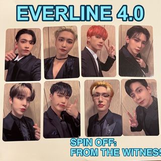 ATEEZ EVERLINE 4.0 8人セットWITNESS トレカ