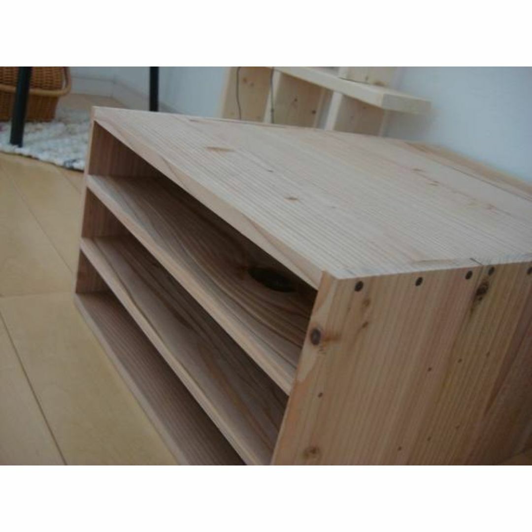 ☆送料無料☆サイズ変更可能☆木製5段引き出し③無垢材クローゼット