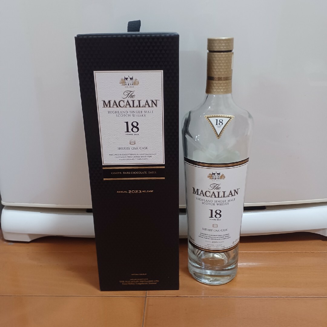 ザマッカラン18年 シングルモルトウィスキー750ml 未開封 1985年 箱付