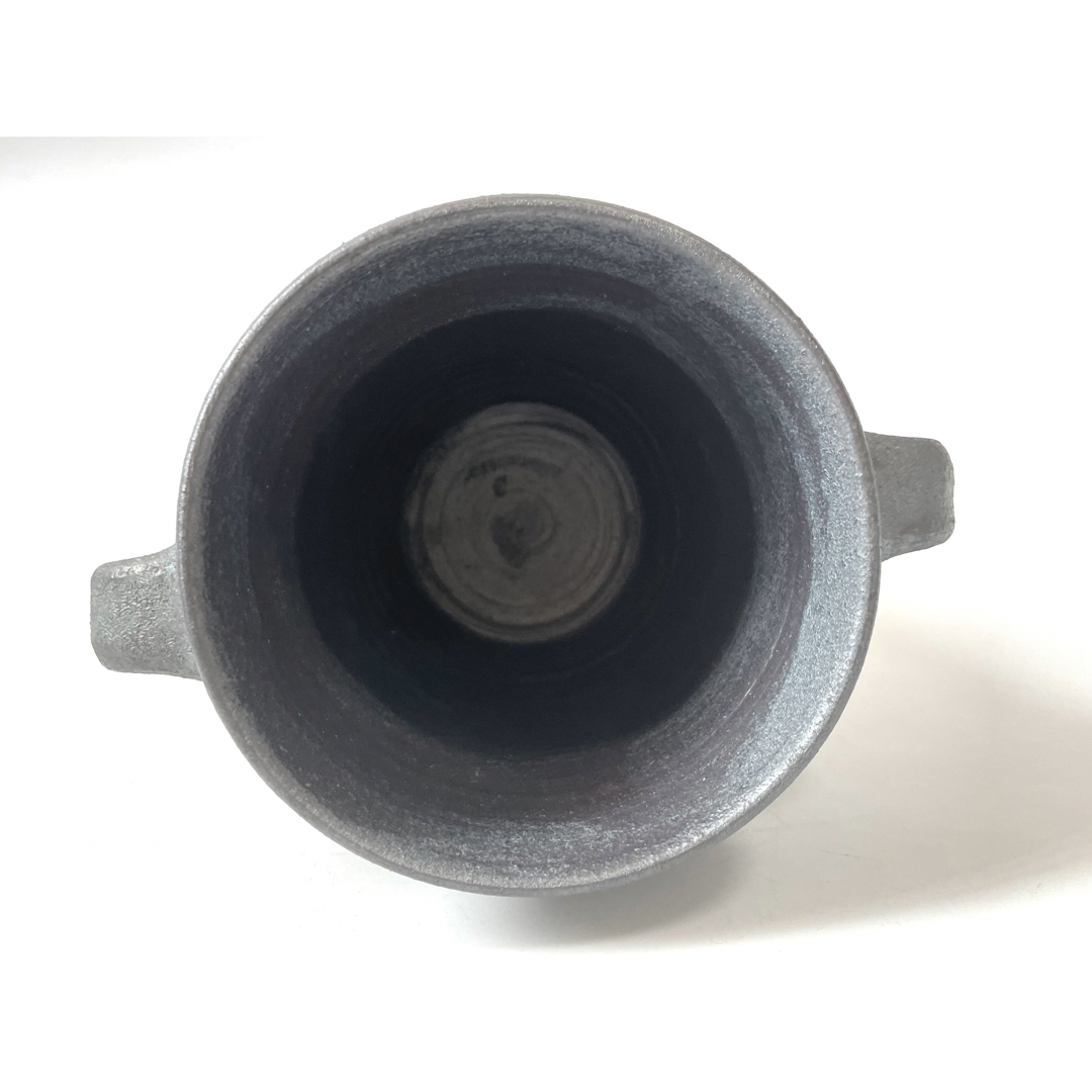 陶芸家 作家物 山本教行 鳥取 岩井窯 花器 花入 手付壺 民藝 民芸