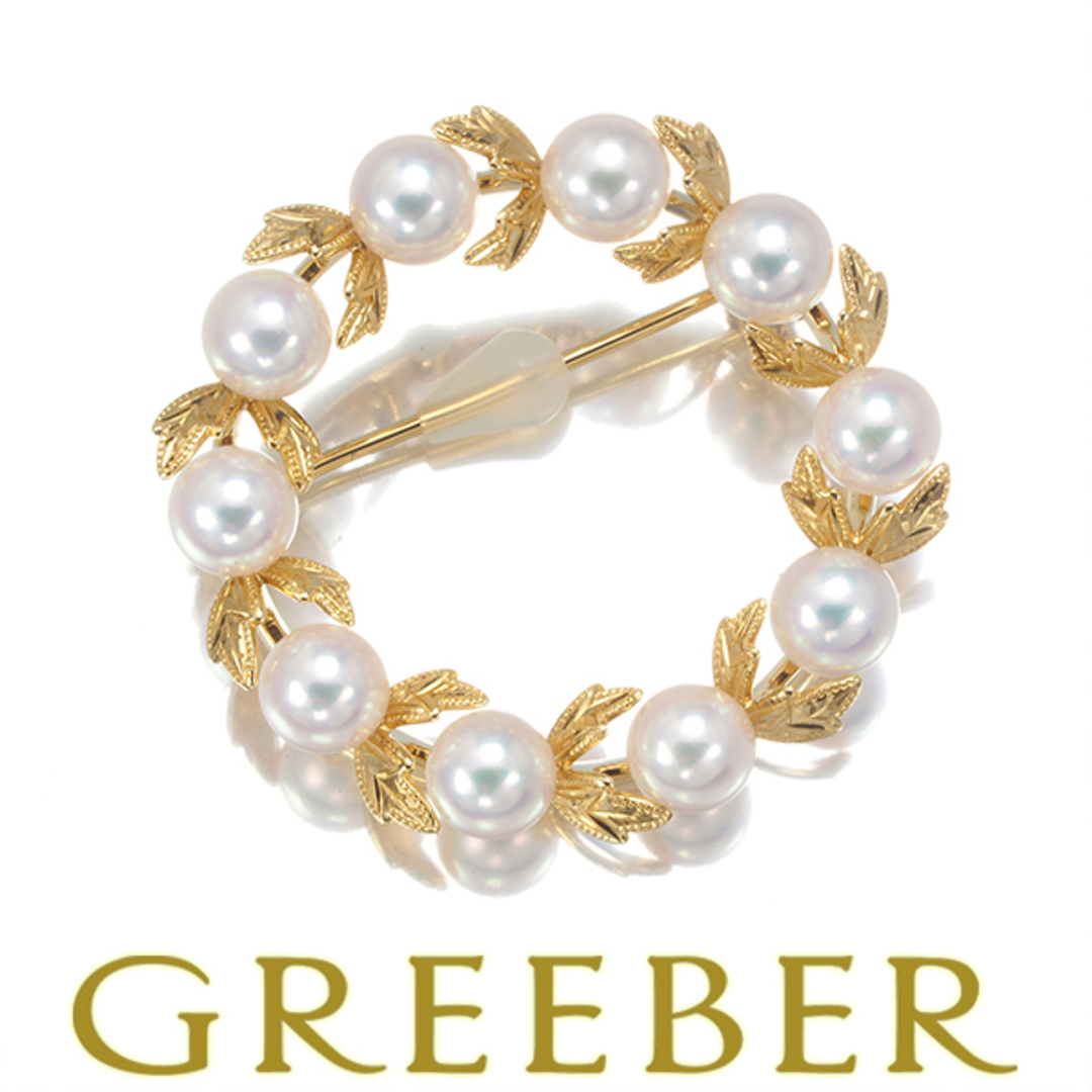 MIKIMOTO ミキモト パール ブローチ コサージュ リーフ 葉 公式通販