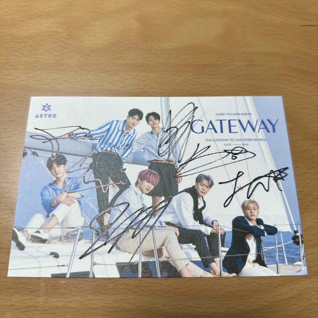 ASTRO GATE WAY 全員直筆サイン ASTRO GATE WAY 全員直筆サイン astro