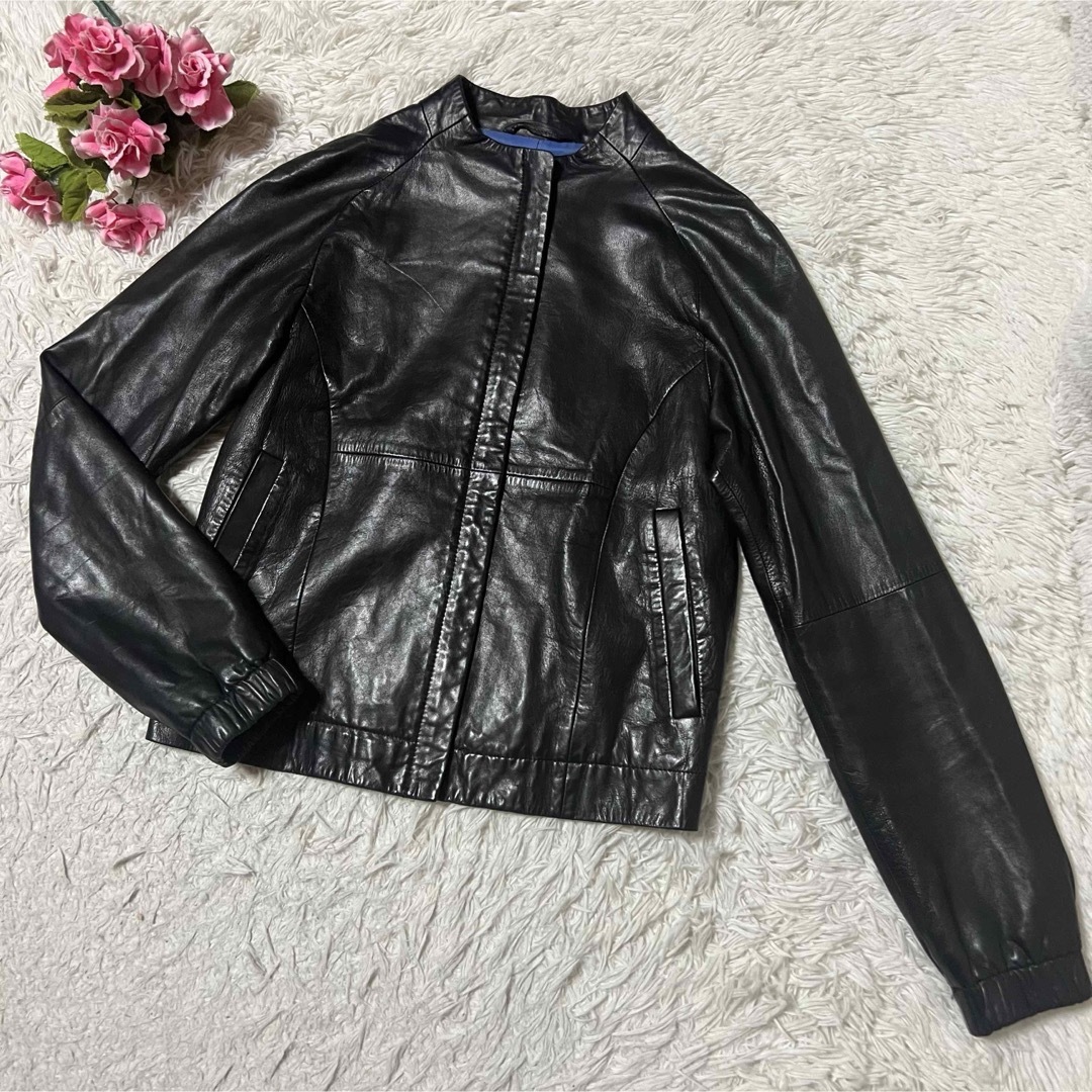 羊革✨】ポールスミス ラムレザージャケット シングル ライダース