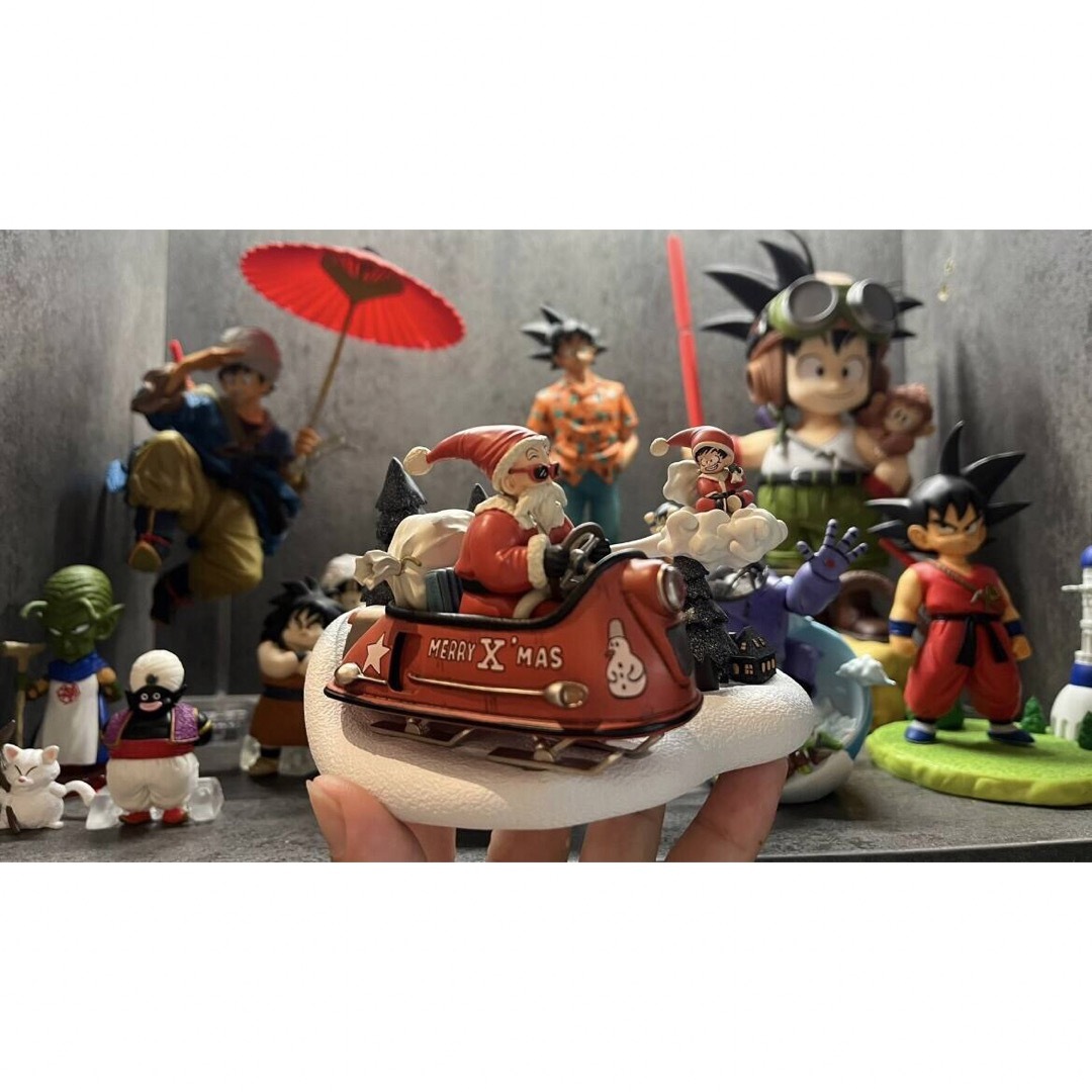 ドラゴンボール 孫悟空 亀仙人 クリスマス フィギュア ガレージキット