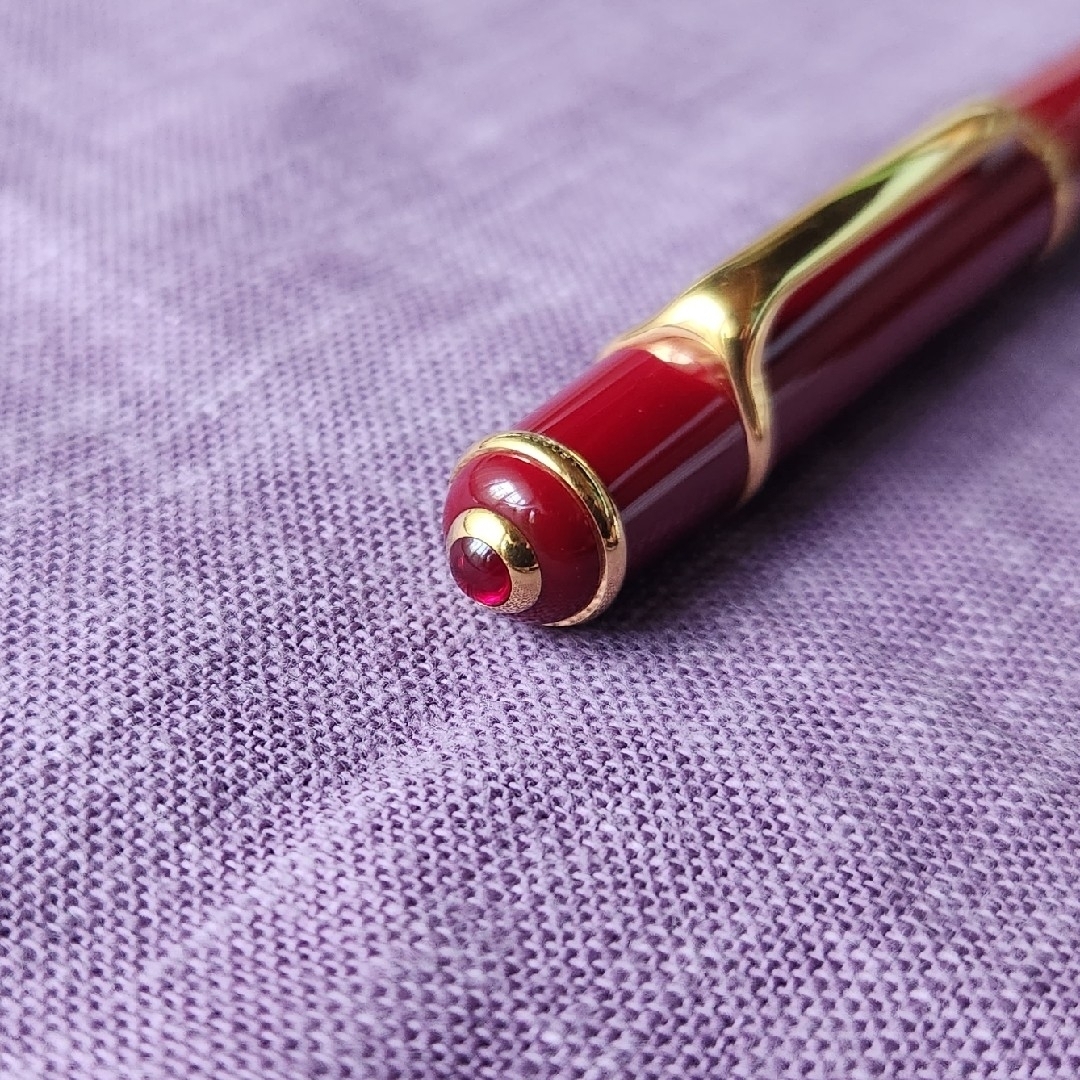 ☆美品☆ Cartier ボールペン 赤 ボルドー Cartier - カルティエ