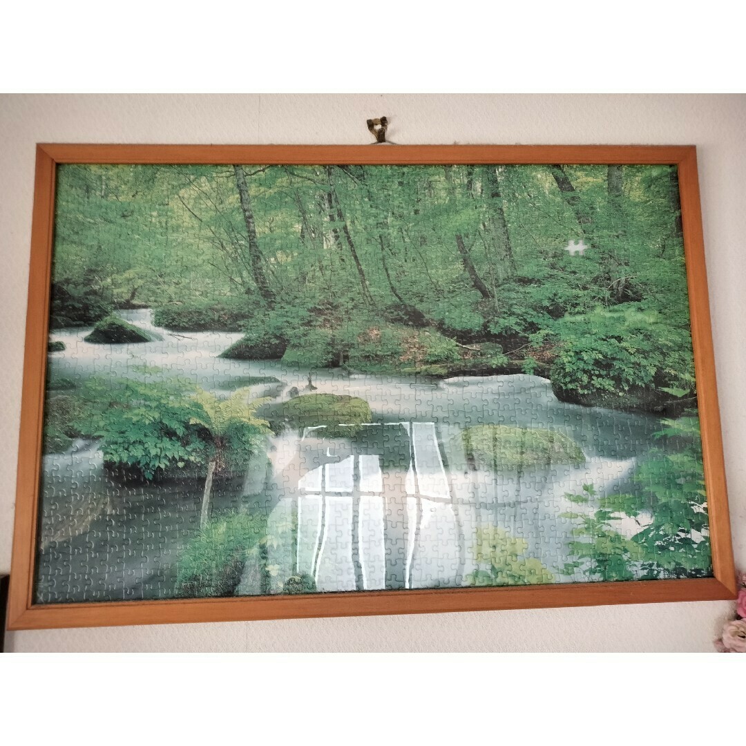 長岡卓 上高地 河童橋 1000ピース ジグソーパズル 絵画 風景 75x50