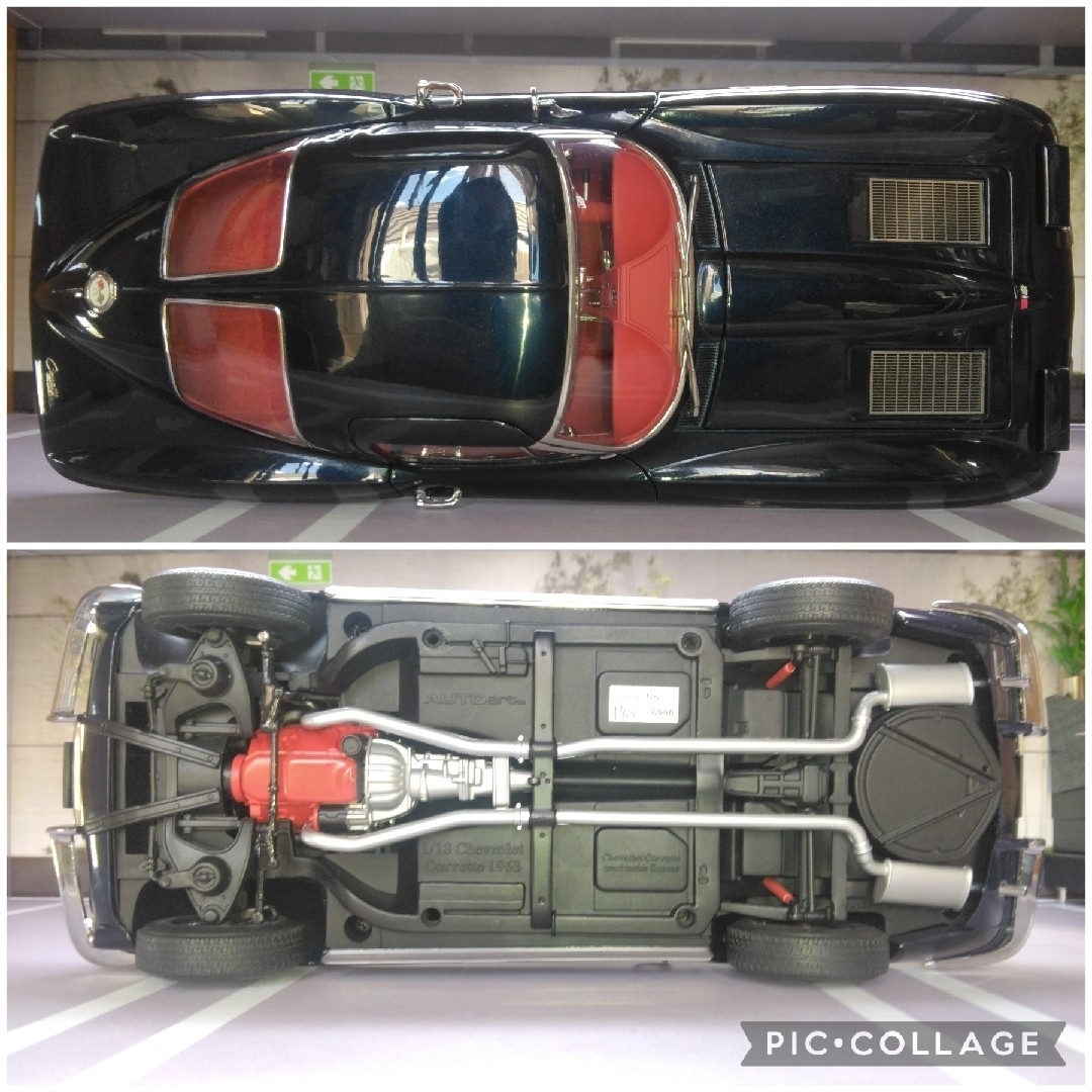 AUTOart - ジャンク AUTOART 1/18 シボレーコルベット 1963 C2クーペの