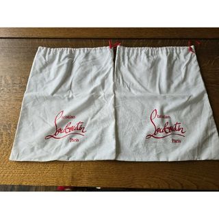 クリスチャンルブタン 靴 保存袋 レッド ホワイト 非売品 12枚 まとめ