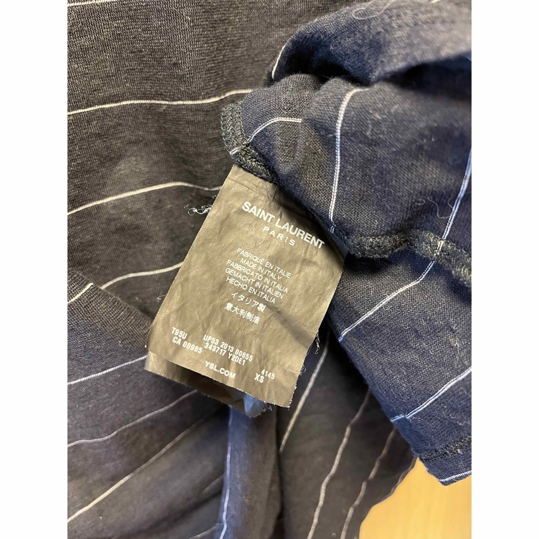 SAINT LAURENT - 正規 Saint Laurent サンローランパリ ボーダー T