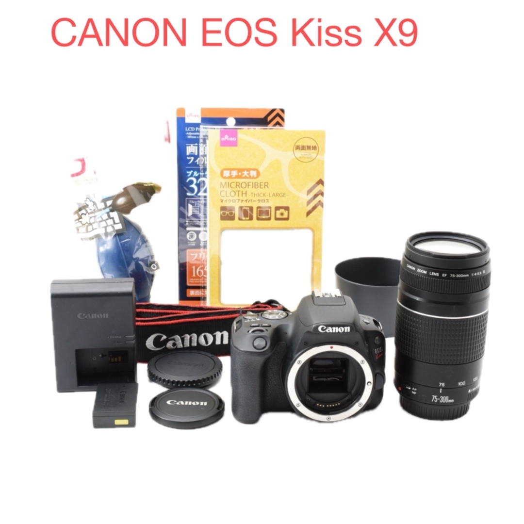保証付き/一眼レフカメラ/Canon EOS 90D標準&望遠ダブルレンズセット