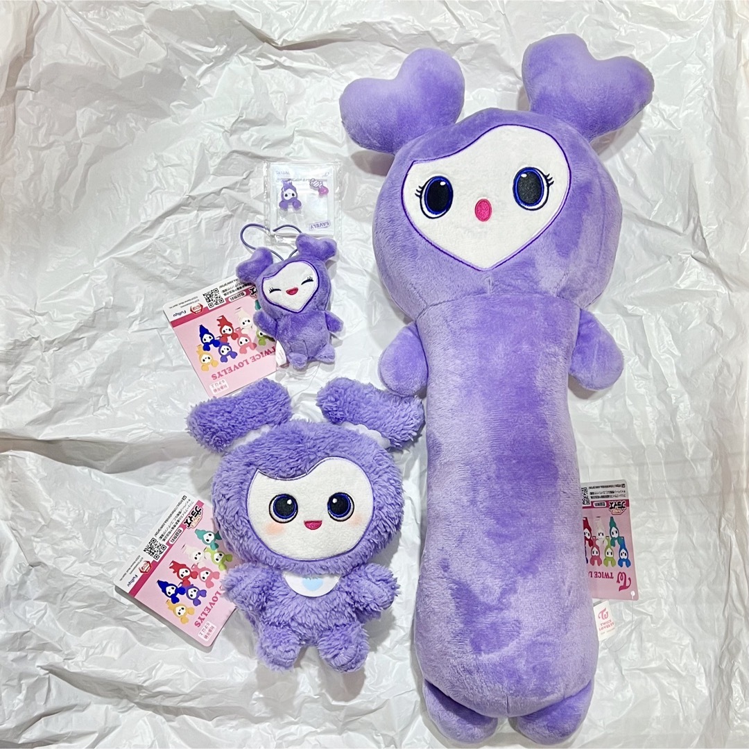 TWICEふわもこおすわりのびふにゃチャーム付きマスコット全種セット②