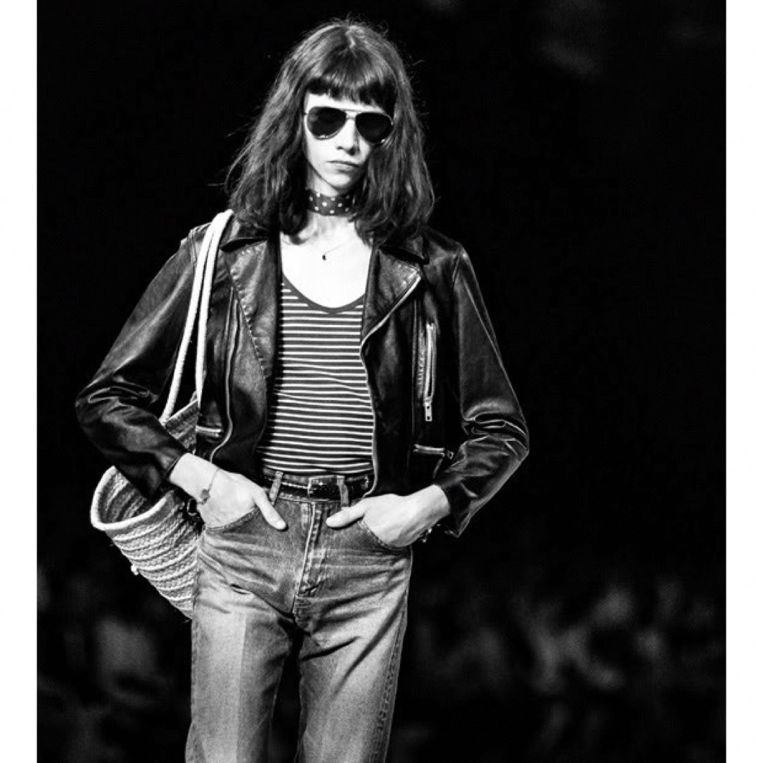 CELINE - 20SS Celine ダブルレザーライダースジャケット 44の通販 by