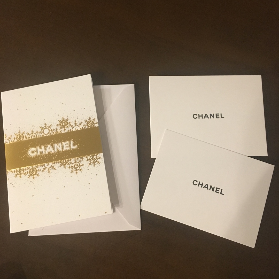 パリ限定 非売品 シャネル メッセージカード CHANEL シャネル