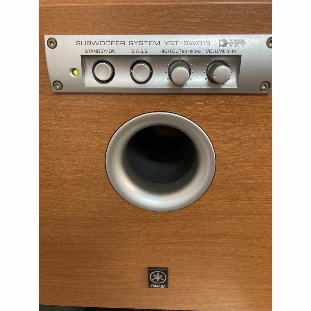 美品YAMAHA ヤマハ YST-SW015サブウーハーシステム美品 パワード サブ
