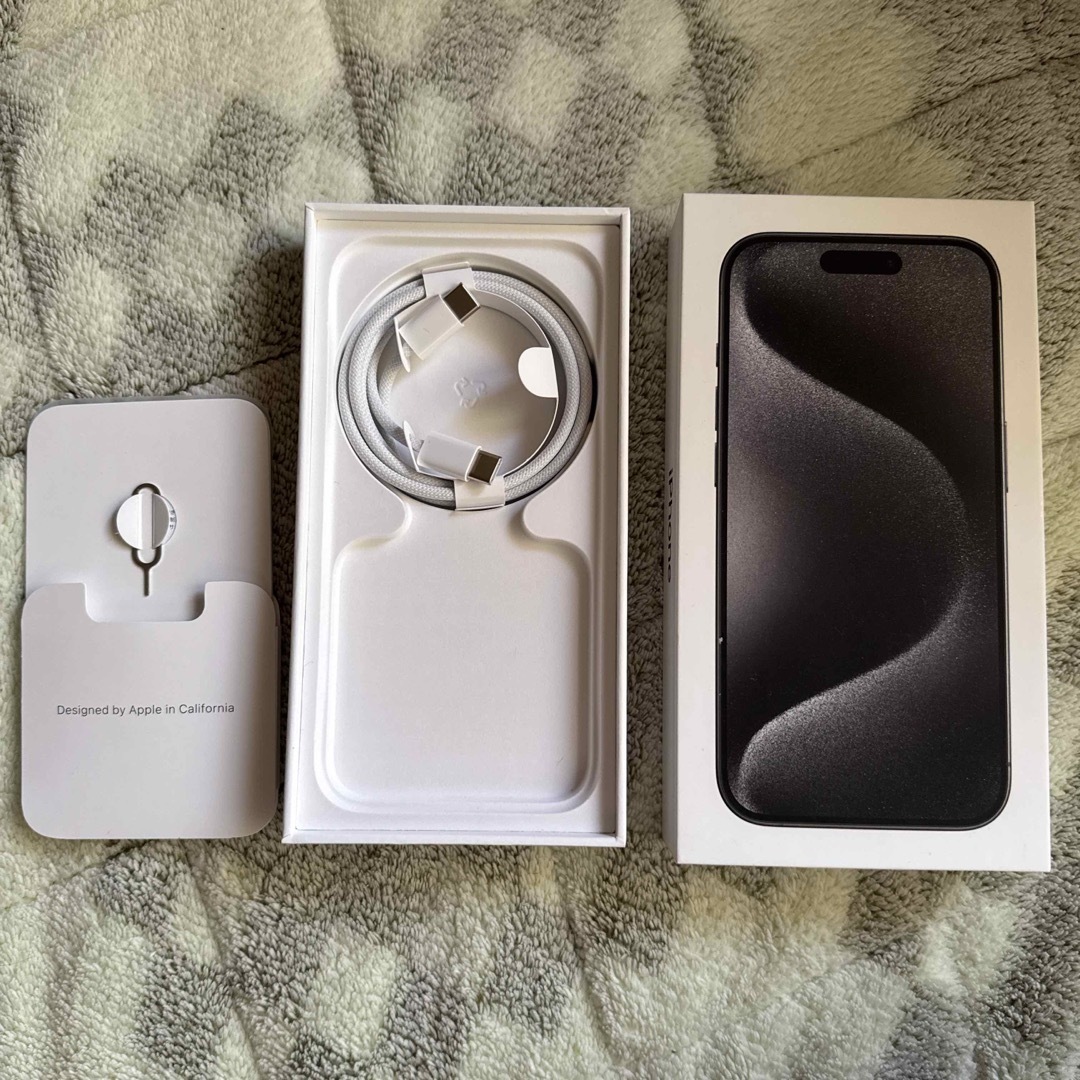 iPhone 15 Pro 256GB 本体+箱+付属品 iPhone15pro 256GB 本体箱あり
