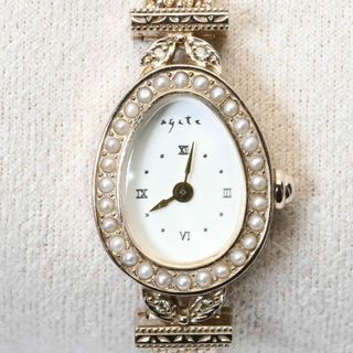 agete - 美品 アガット 2021年限定 ジュエリーウォッチ 時計 パール/24