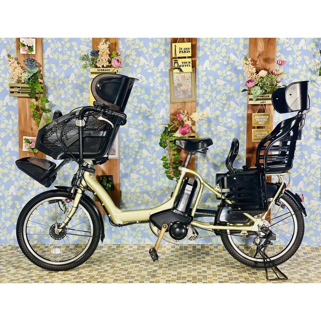 超特価 ヤマハ NO 1 ブラウン系 子供乗せ電動アシスト自転車 H1940 超