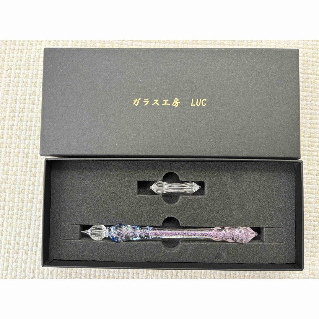送料無料 新品未使用 ガラス工房LUC 「春の夢」 ガラスペン 文房具