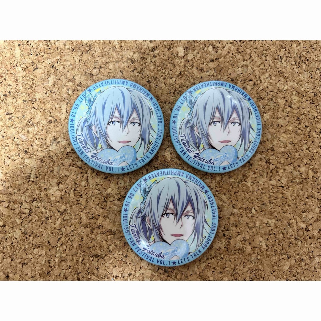 アイドリッシュセブン アイナナ 四葉環 環 缶バッジ ブラホワ 原作