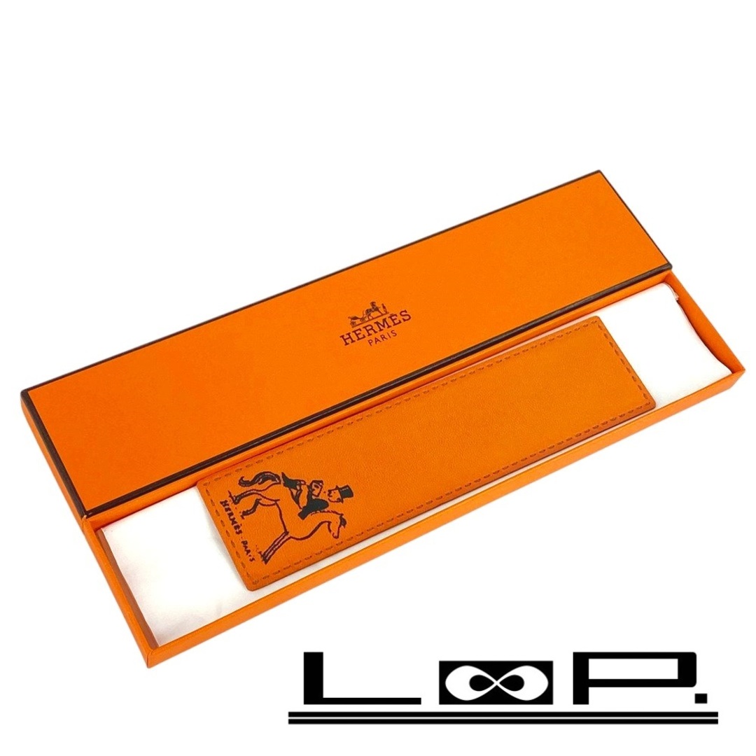 HERMES - □中古□ エルメス ブックマーカー 本 しおり レザー