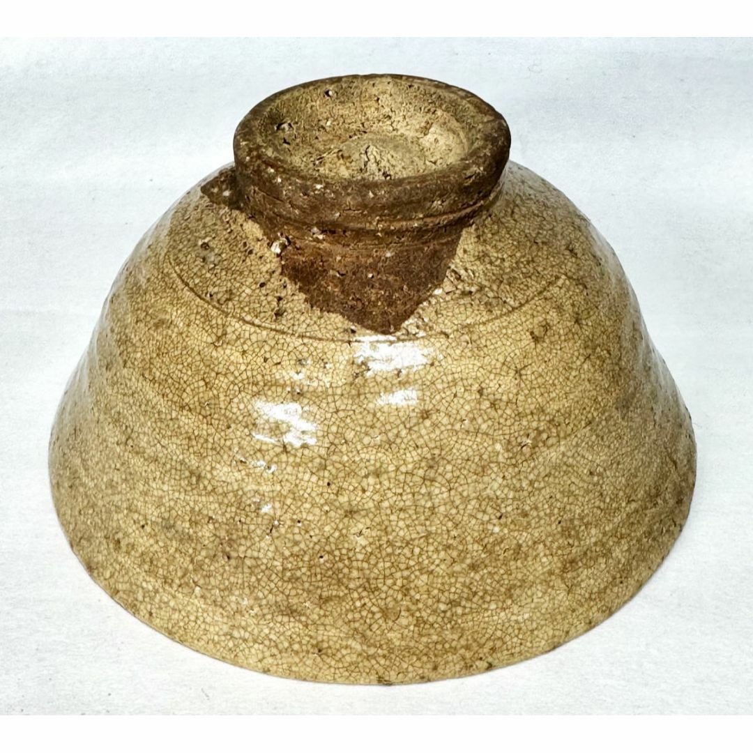 古萩 粉引 茶碗 江戸時代 茶道具 古道具 古美術 アンティーク 萩焼