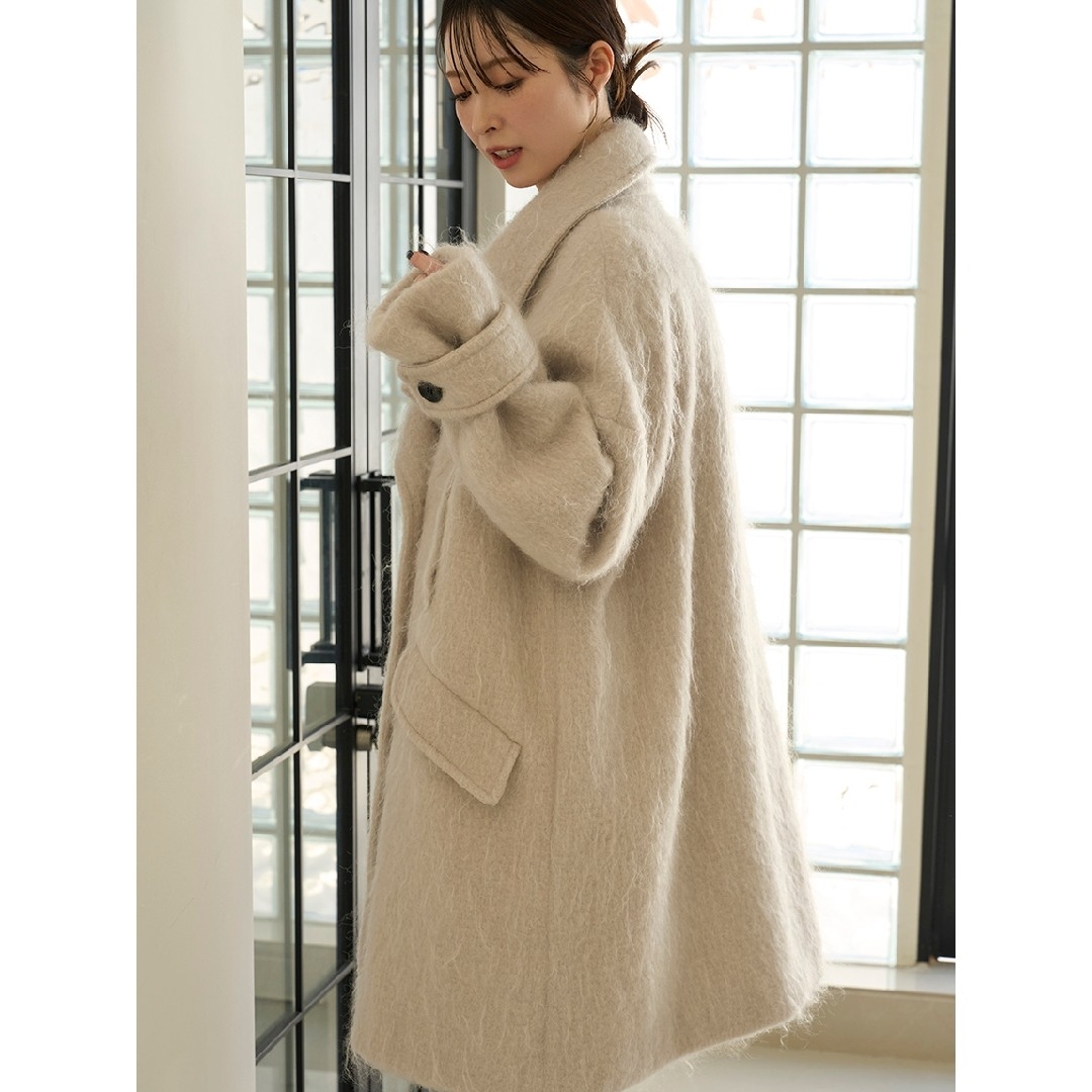 FRAY I.D - 新品タグ付 バルマカンハーフコート 白 FRAY I.Dの通販 by